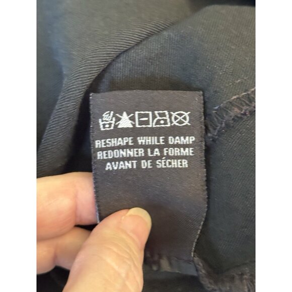 Le Château Pink Black Floral Jacquard Fit & Flare Dress M Baroque Parisian Chic - Picture 10 of 12